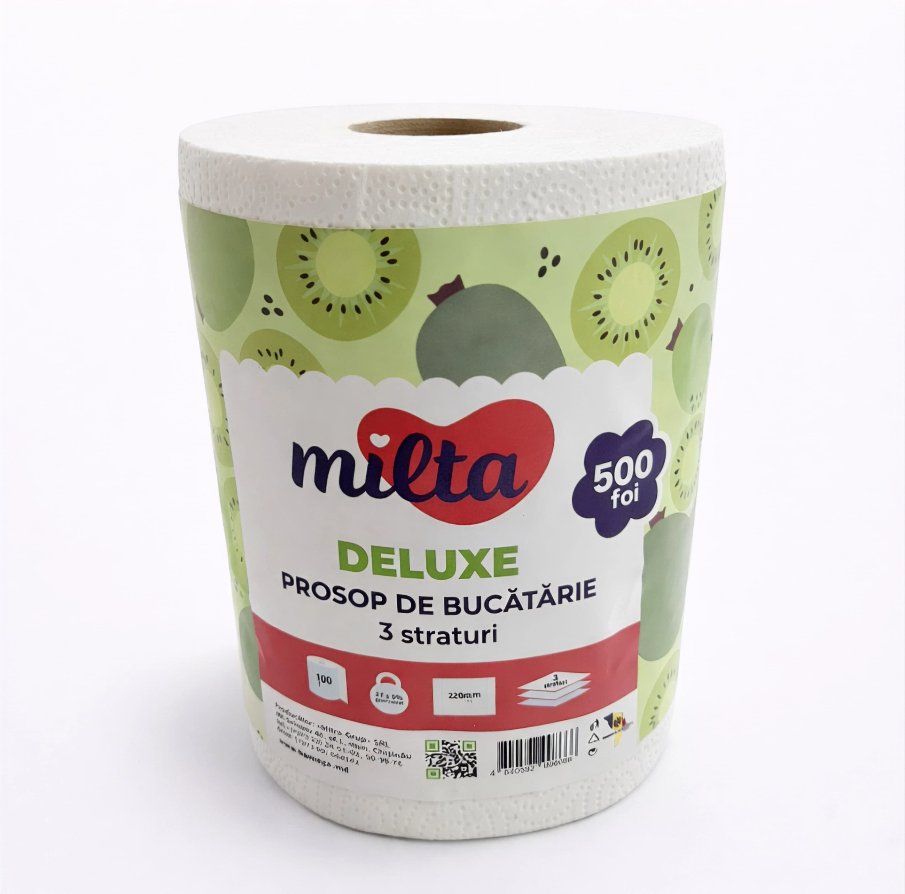 Бумажное полотенце DELUXE 500 листов, 3 слоя