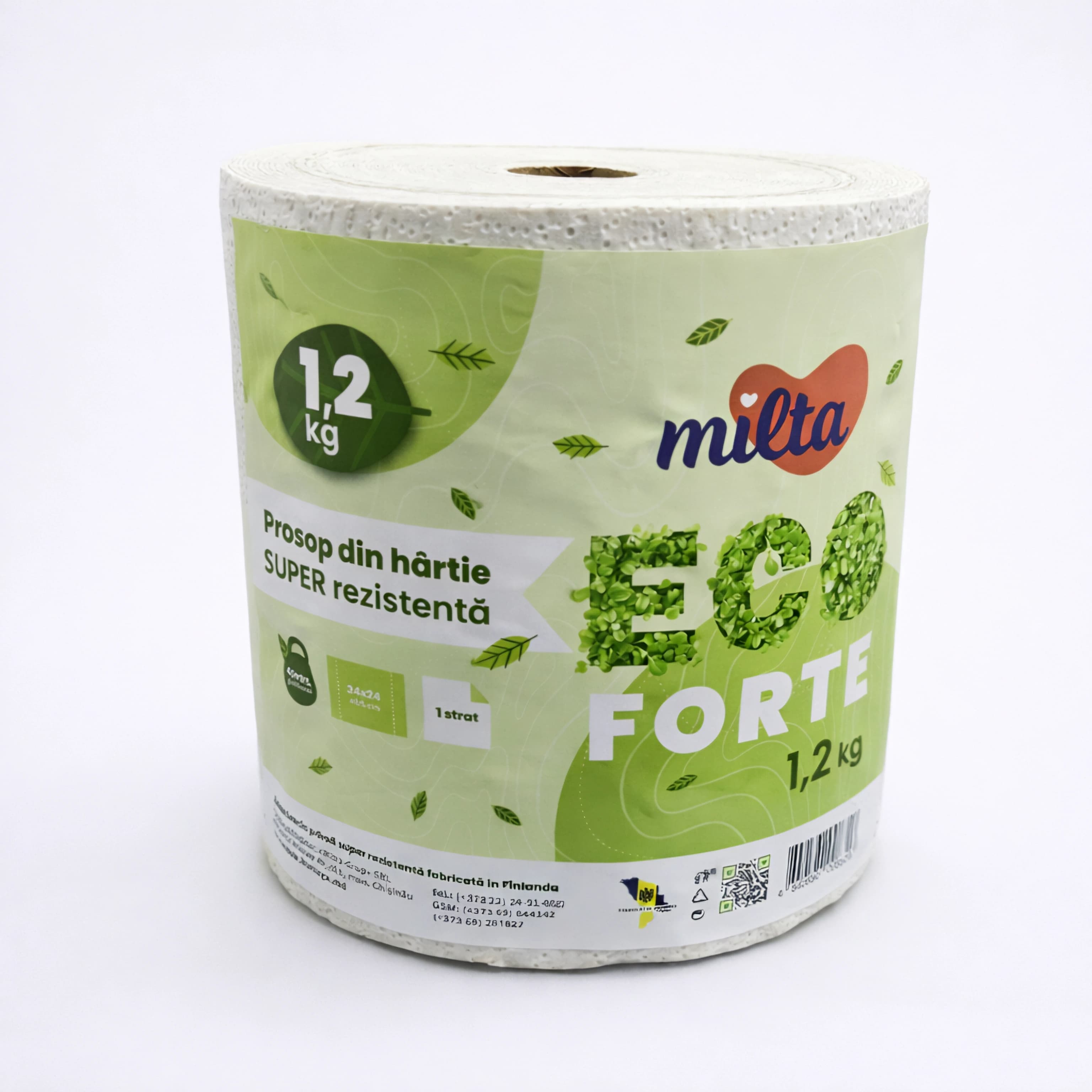 Бумажное полотенце ECO FORTE 1200 г, 1 слой