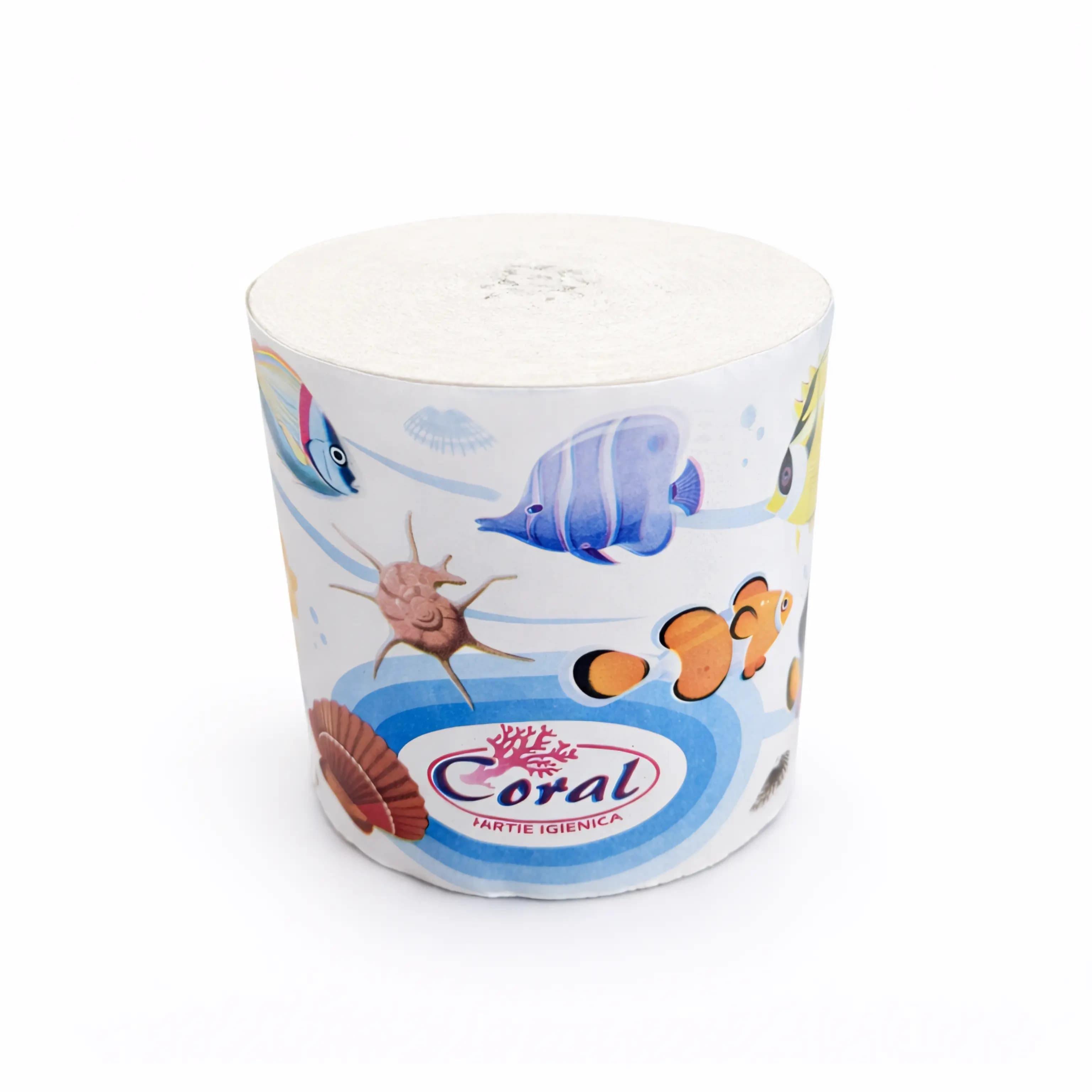 Туалетная бумага переработанная Coral